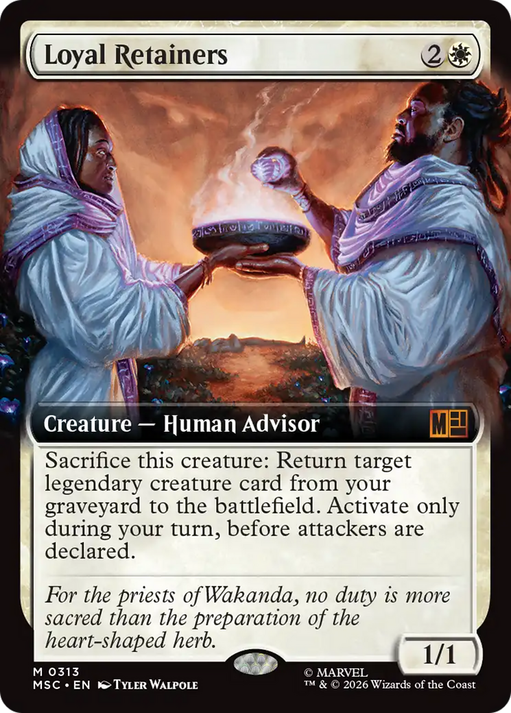 Loyal Retainers (Extended Art) [Marvel Super Heroes Commander] | Good Games Morley