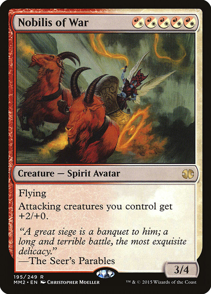 Nobilis of War 195/249 (Modern Masters 2015)  | Good Games Morley