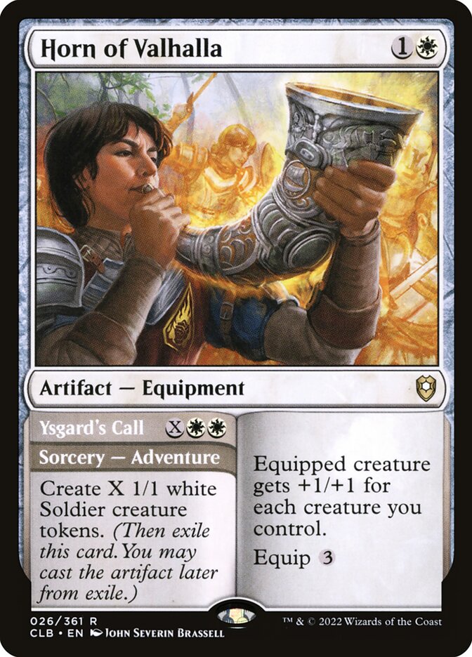Horn of Valhalla 26 (Commander Legends: Battle for Baldur's Gate)  - Foil | Good Games Morley
