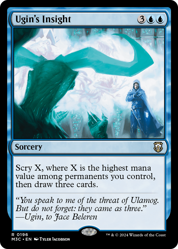 Ugin's Insight (Ripple Foil) [Modern Horizons 3 Commander] | Good Games Morley