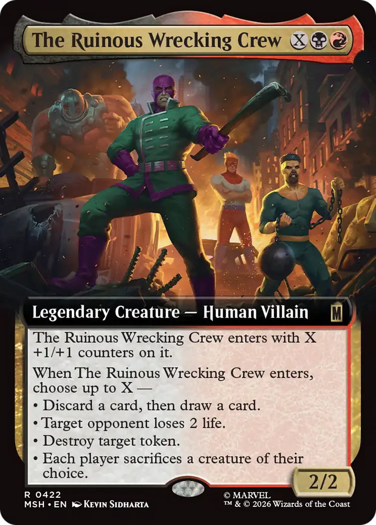 The Ruinous Wrecking Crew (Extended Art) [Marvel Super Heroes] | Good Games Morley