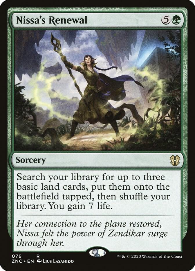 Nissa's Renewal 76/142 (Commander: Zendikar Rising)  | Good Games Morley