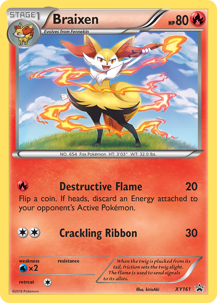 Braixen (XY161) [XY: Black Star Promos] | Good Games Morley