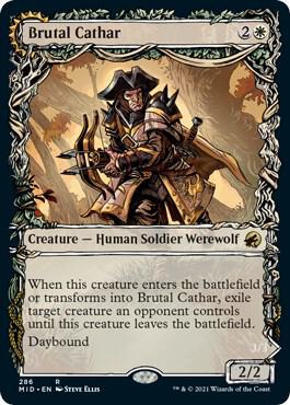 Brutal Cathar Showcase 286/277 (Innistrad: Midnight Hunt)  | Good Games Morley