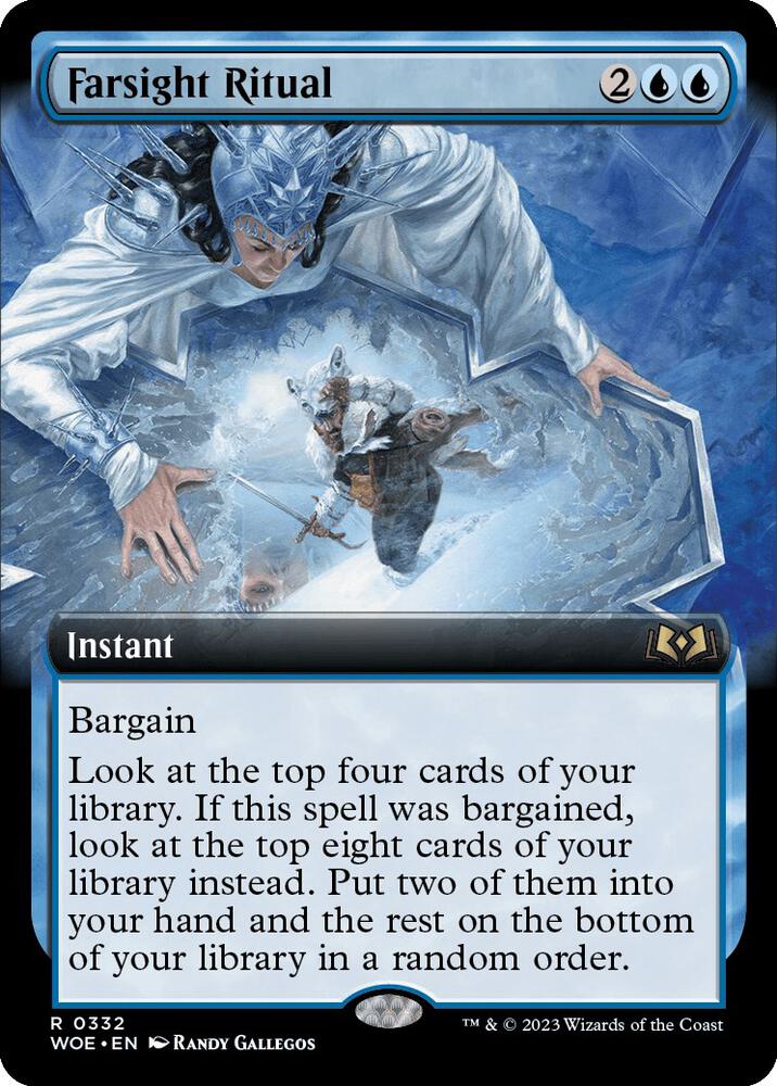 Farsight Ritual 332/276 (Wilds of Eldraine)  - Extended Art Foil | Good Games Morley