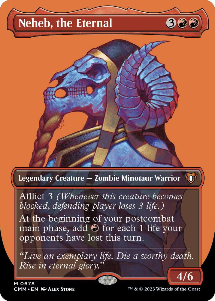 Neheb, the Eternal 678/451 (Commander Masters)  - Borderless | Good Games Morley