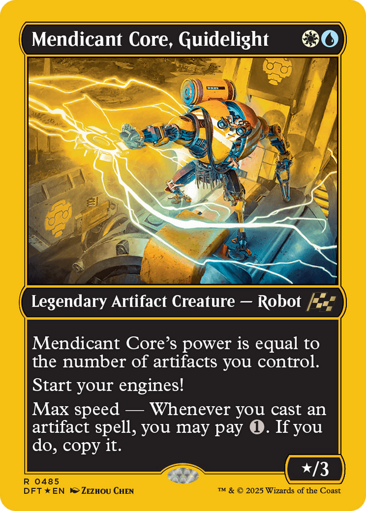 Mendicant Core, Guidelight (First-Place Foil) [Aetherdrift] | Good Games Morley