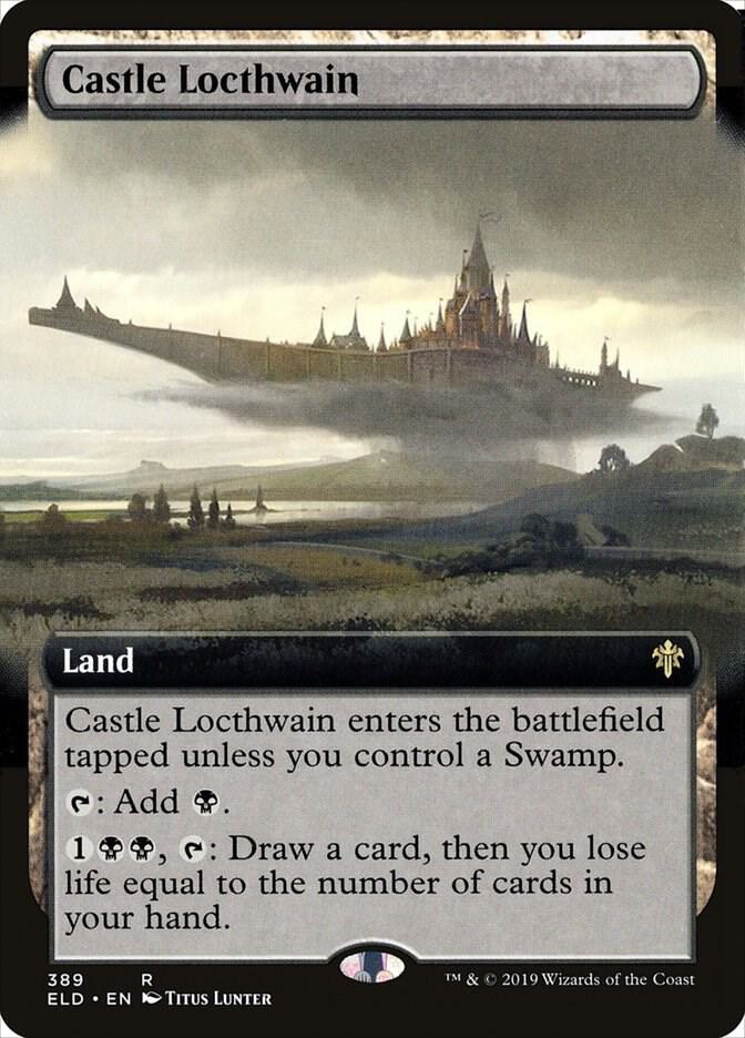 Castle Locthwain 389/269 (Throne of Eldraine)  - Extended Art | Good Games Morley