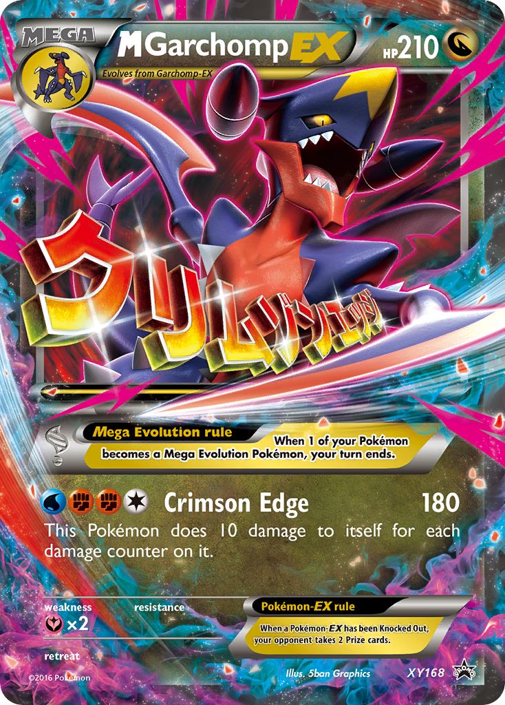 M Garchomp EX (XY168) [XY: Black Star Promos] | Good Games Morley