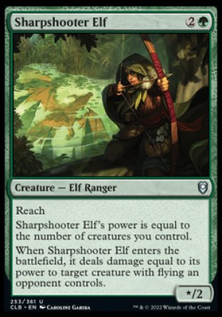 Sharpshooter Elf [Commander Legends: Battle for Baldur's Gate] | Good Games Morley
