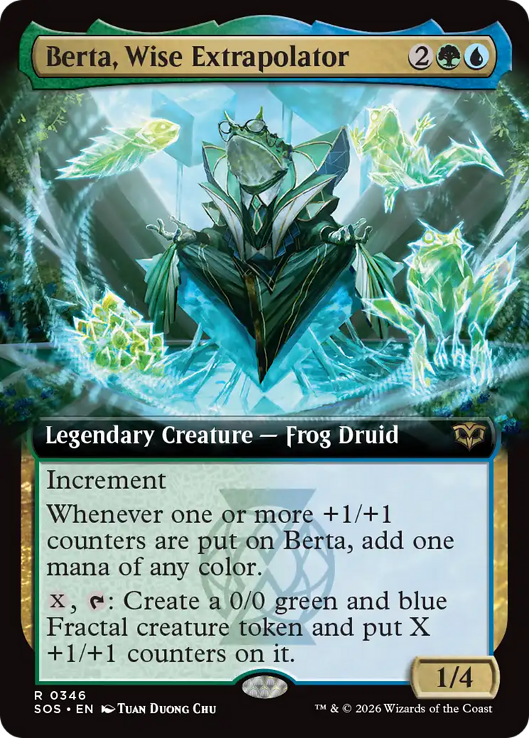Berta, Wise Extrapolator (Extended Art) [Secrets of Strixhaven] | Good Games Morley