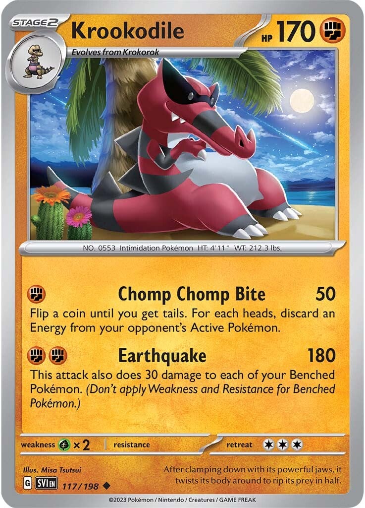 Krookodile (117/198) [Scarlet & Violet: Base Set] | Good Games Morley