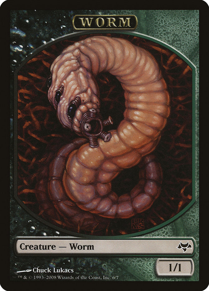 Worm Token [Eventide Tokens] | Good Games Morley
