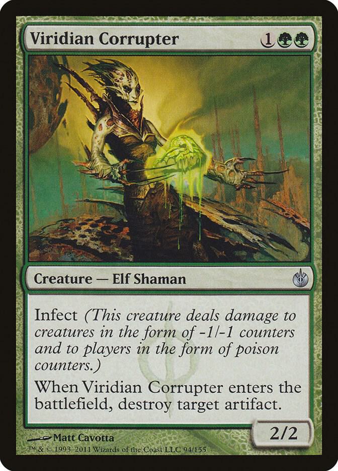 Viridian Corrupter 94 (Mirrodin Besieged)  - Foil | Good Games Morley