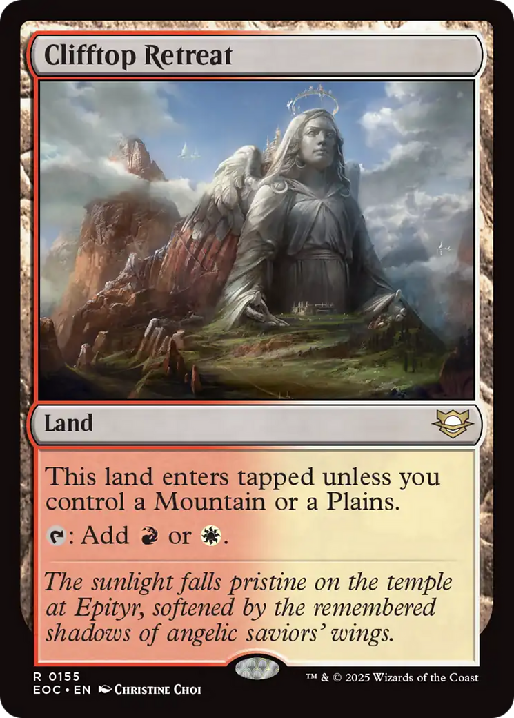 Clifftop Retreat [Edge of Eternities Commander] | Good Games Morley