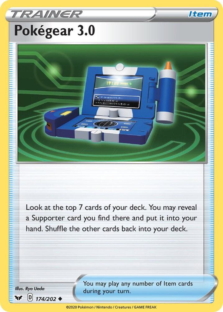 Pokegear 3.0 174/202 (SWSH01: Sword & Shield Base Set)  | Good Games Morley