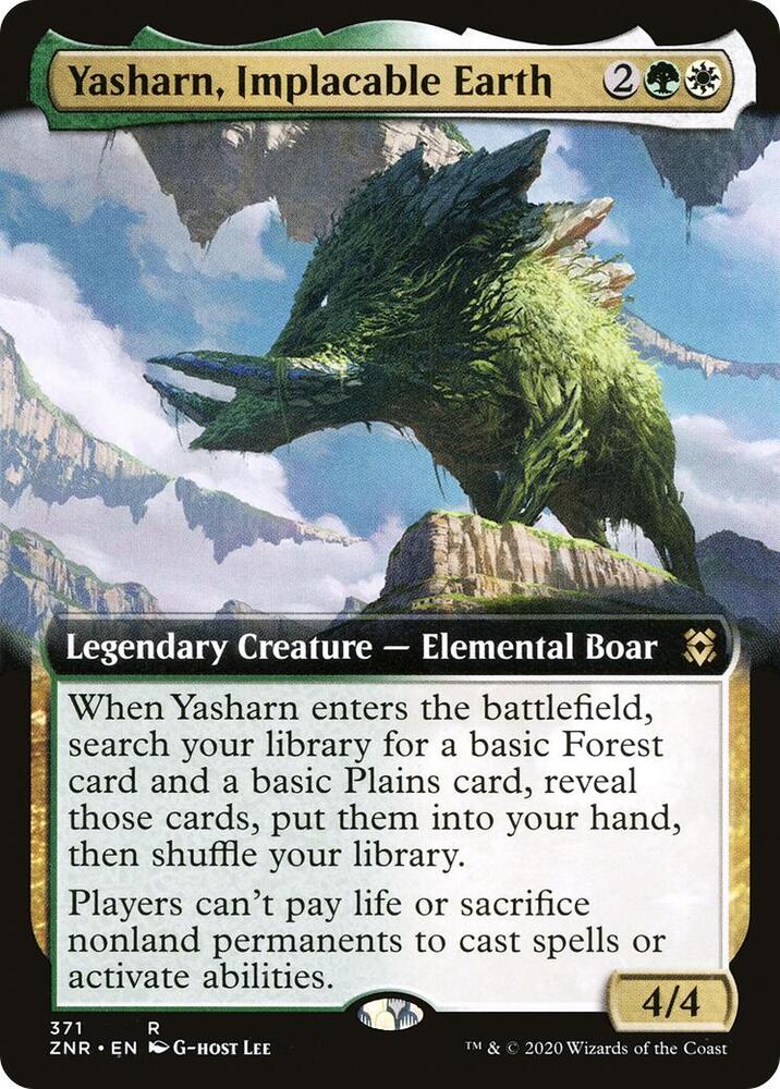 Yasharn, Implacable Earth 371/280 (Zendikar Rising)  - Extended Art Foil | Good Games Morley