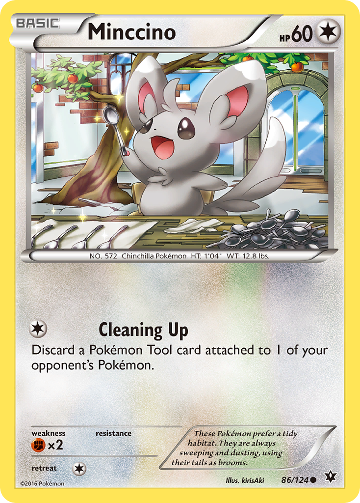 Minccino (86/124) [XY: Fates Collide] | Good Games Morley