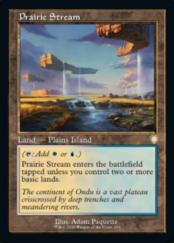 Prairie Stream (Retro) [The Brothers' War Commander] | Good Games Morley