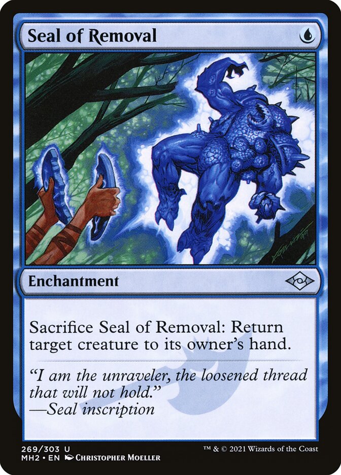 Seal of Removal 269 (Modern Horizons 2)  - Foil | Good Games Morley
