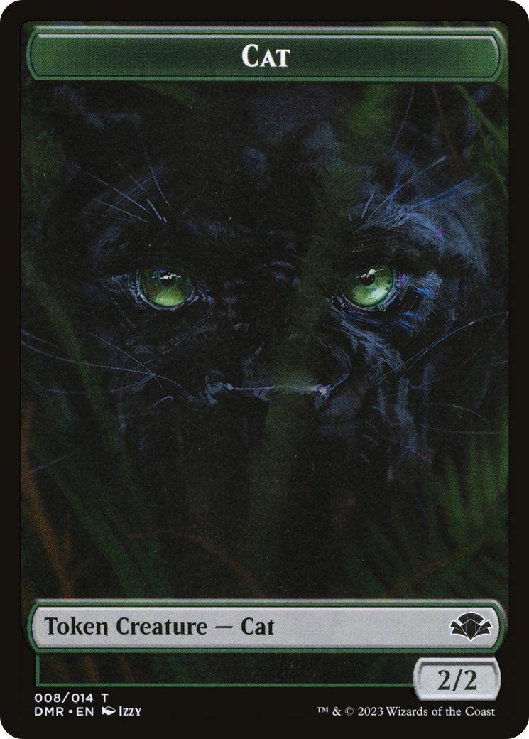 Cat Token (008) [Dominaria Remastered Tokens] | Good Games Morley