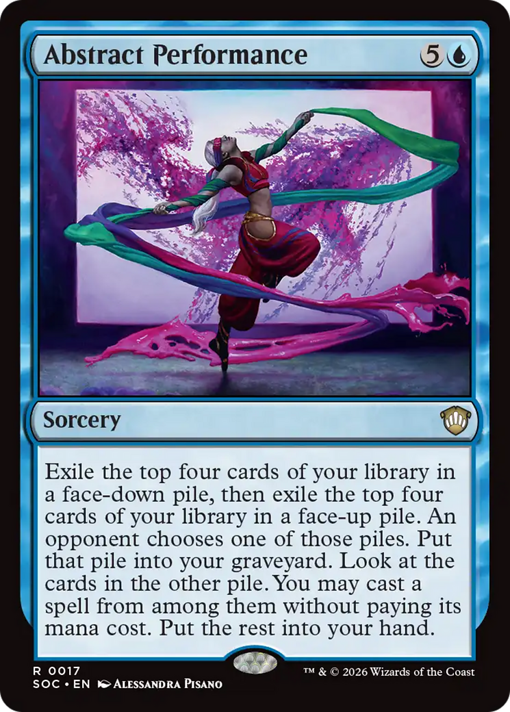 Abstract Performance [Secrets of Strixhaven Commander] | Good Games Morley