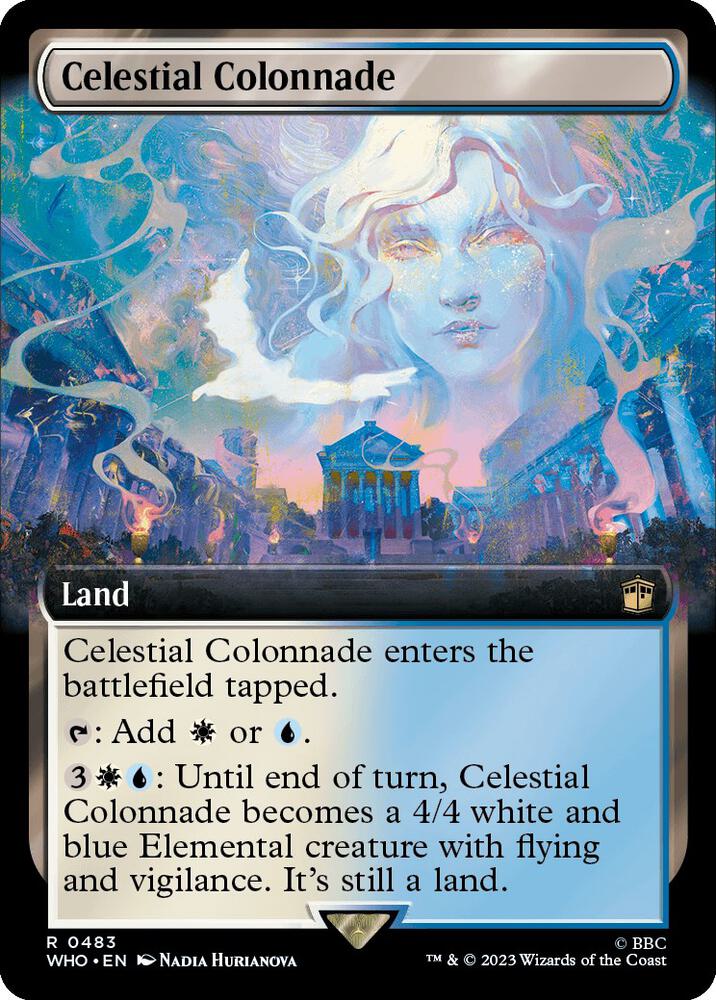Celestial Colonnade 483/331 (Universes Beyond: Doctor Who)  - Extended Art Foil | Good Games Morley