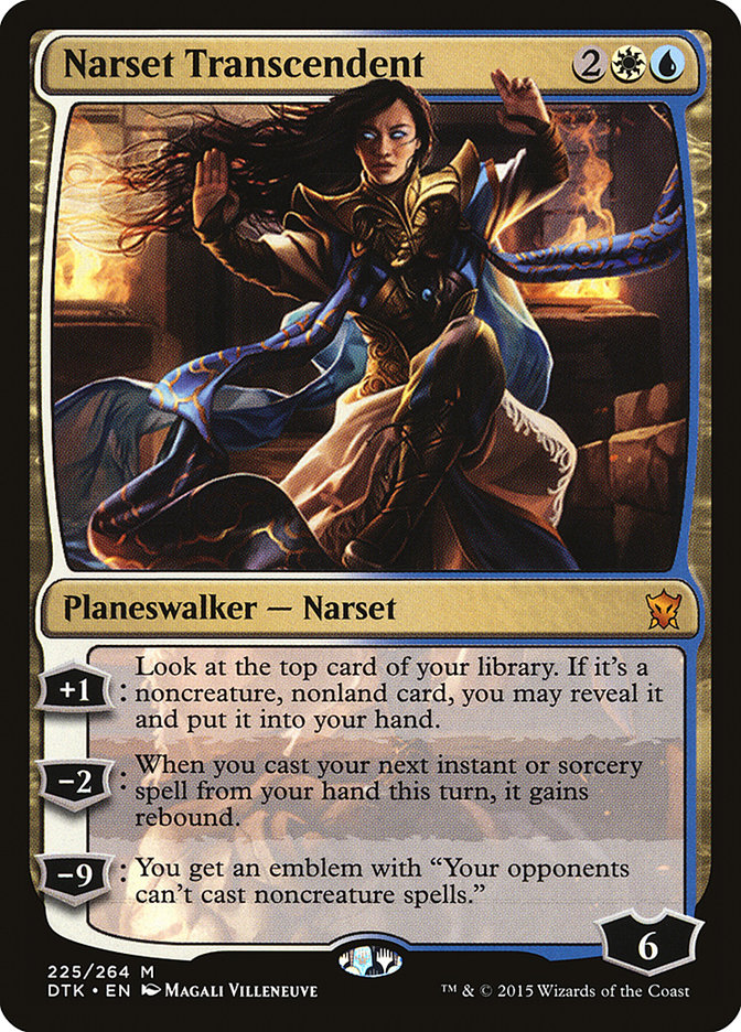 Narset Transcendent 225/264 (Dragons of Tarkir)  - Foil | Good Games Morley
