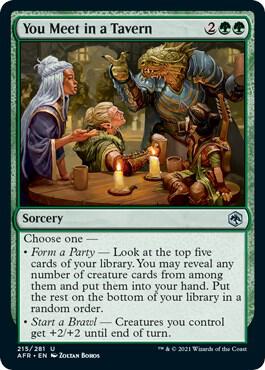 You Meet in a Tavern 215/281 (Adventures in the Forgotten Realms)  - Foil | Good Games Morley