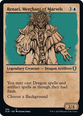 Renari Merchant of Marvels Showcase 386 (Commander Legends: Battle for Baldur's Gate)  - Foil | Good Games Morley