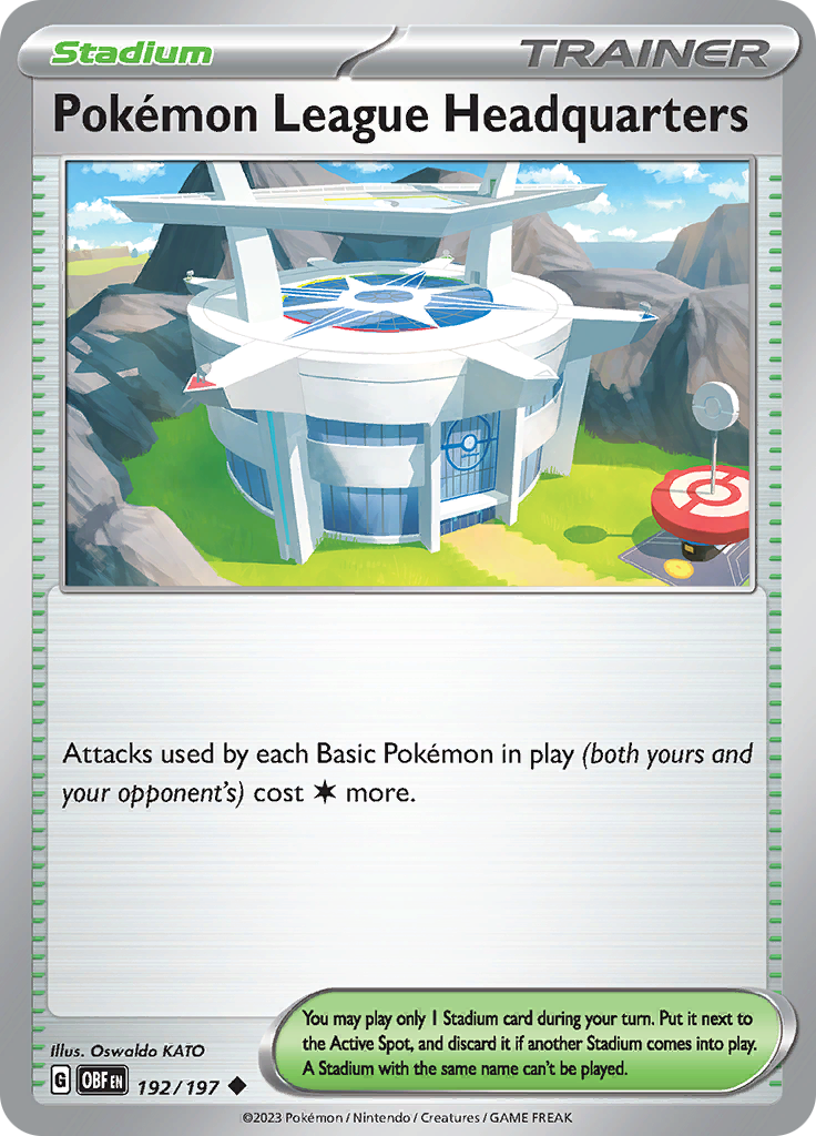 Pokemon League Headquarters (192/197) [Scarlet & Violet: Obsidian Flames] | Good Games Morley