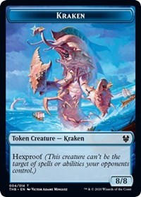 Kraken // Satyr Double-Sided Token [Theros Beyond Death Tokens] | Good Games Morley