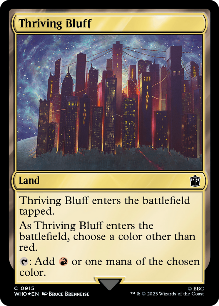 Thriving Bluff (Surge Foil) [Doctor Who] | Good Games Morley