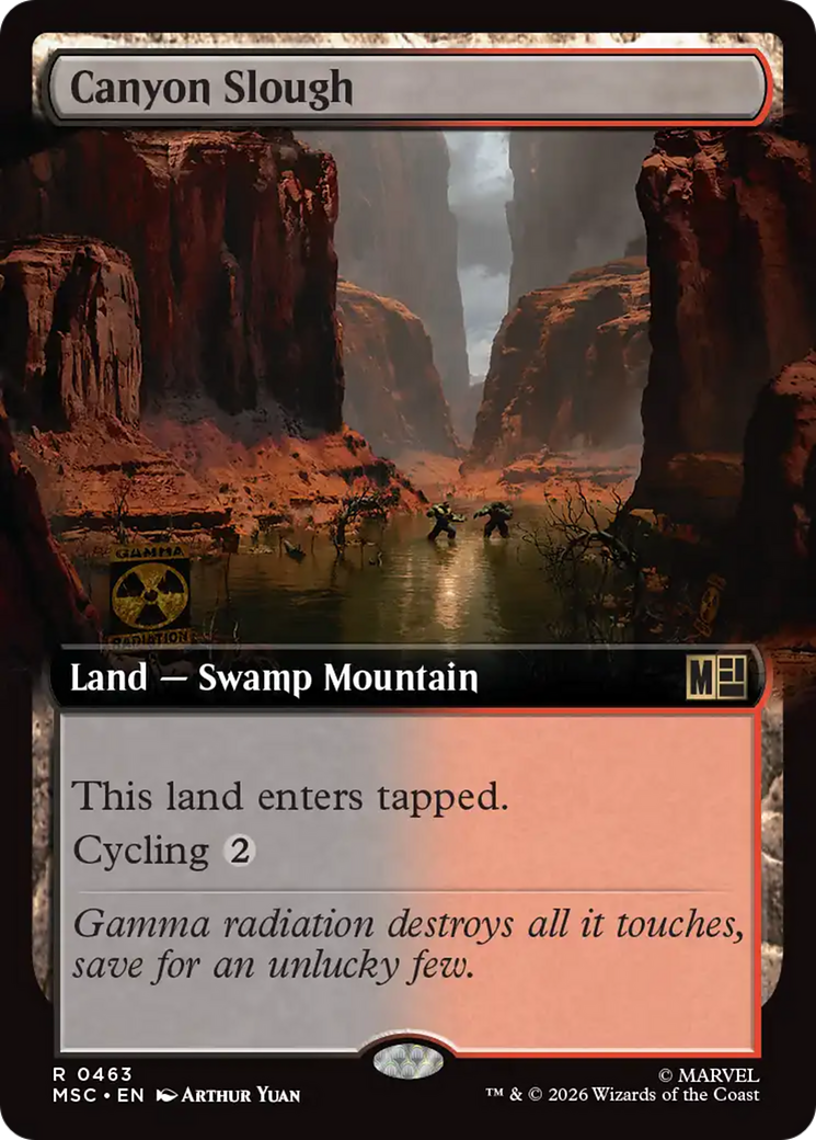Canyon Slough (Extended Art) [Marvel Super Heroes Commander] | Good Games Morley