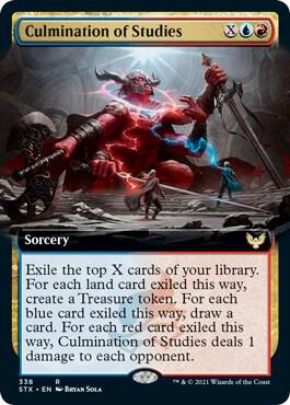 Culmination of Studies Extended Art 338/275 (Strixhaven: School of Mages)  - Foil | Good Games Morley