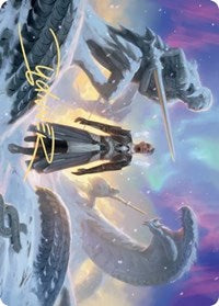 Search for Glory Art Card (Gold-Stamped Signature) [Kaldheim Art Series] | Good Games Morley