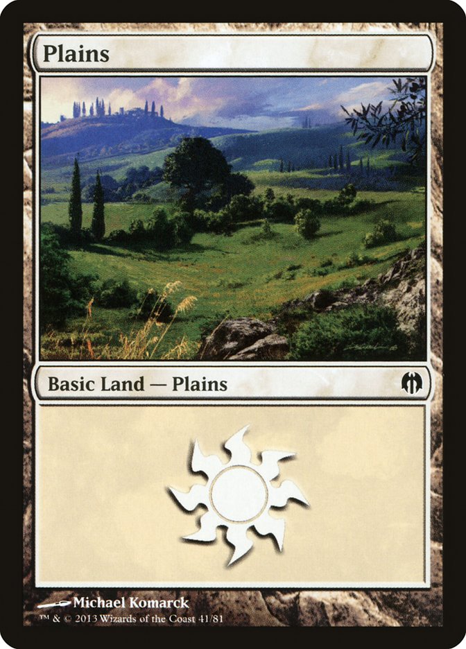 Plains (41) [Duel Decks: Heroes vs. Monsters] | Good Games Morley