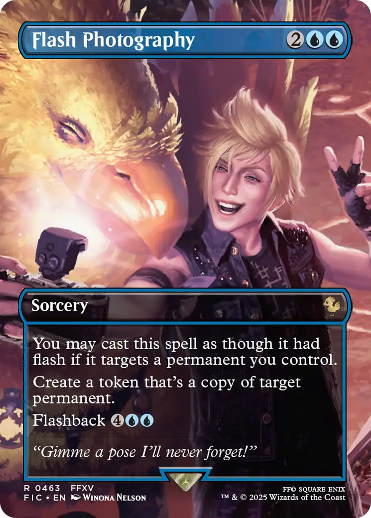 Flash Photography (Borderless) [FINAL FANTASY Commander] | Good Games Morley