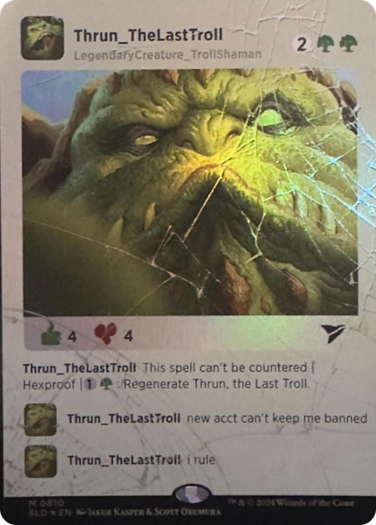 Thrun, the Last Troll [Secret Lair Drop Series] | Good Games Morley