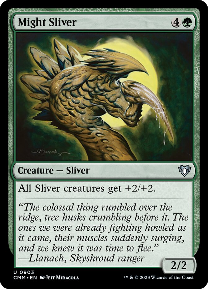 Might Sliver 903/451 (Commander Masters)  | Good Games Morley