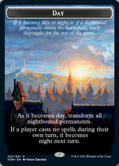 Day // Night Double-Sided Token [Innistrad: Crimson Vow Tokens] | Good Games Morley