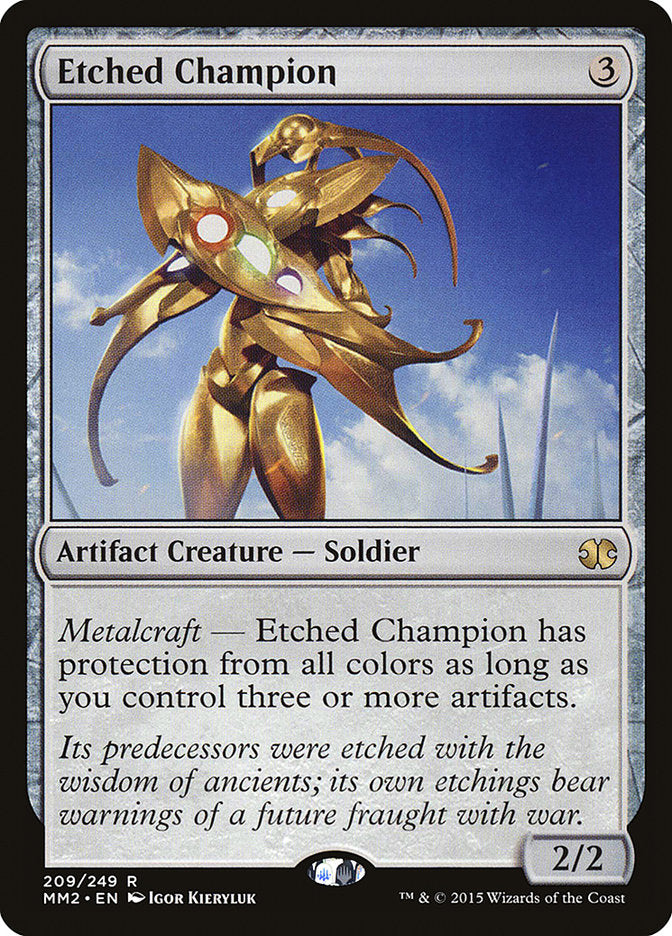 Etched Champion 209/249 (Modern Masters 2015)  - Foil | Good Games Morley