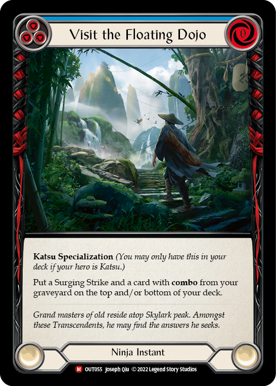 Visit the Floating Dojo [OUT055] (Outsiders)  Rainbow Foil | Good Games Morley