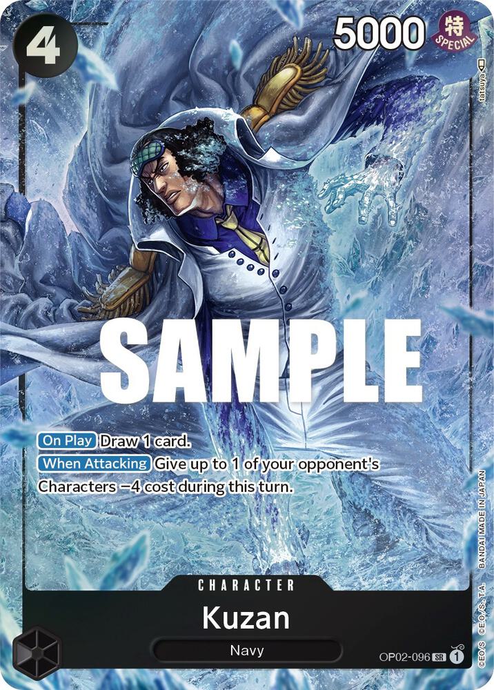 Kuzan OP02-096 (Paramount War)  - Alternate Art Foil | Good Games Morley