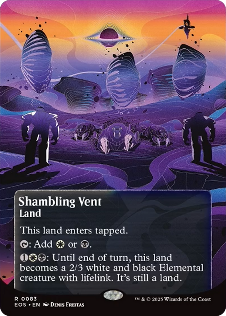 Shambling Vent (0083) (Borderless) [Edge of Eternities: Stellar Sights] | Good Games Morley