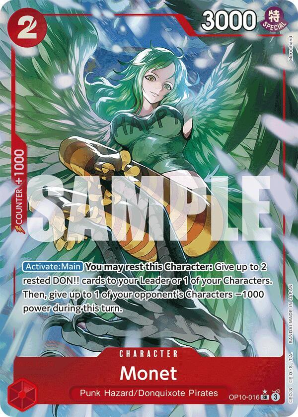 Monet OP10-016 (Royal Blood)  - Alternate Art Foil | Good Games Morley