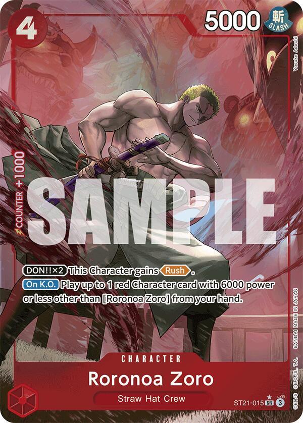 Roronoa Zoro ST21-015 (Starter Deck EX: Gear 5)  - Parallel Foil | Good Games Morley