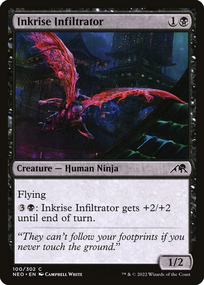 Inkrise Infiltrator 100/302 (Kamigawa: Neon Dynasty)  | Good Games Morley