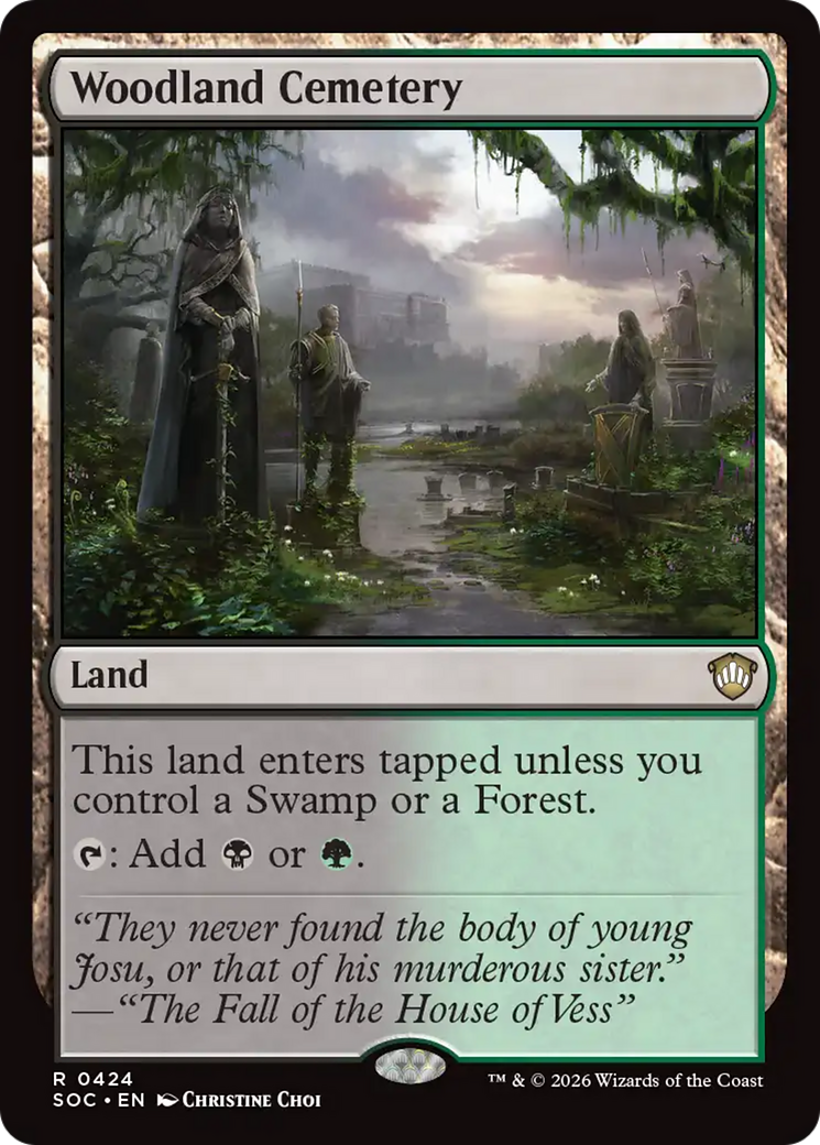 Woodland Cemetery [Secrets of Strixhaven Commander] | Good Games Morley