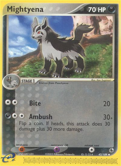 Mightyena (42/109) [EX: Ruby & Sapphire] | Good Games Morley